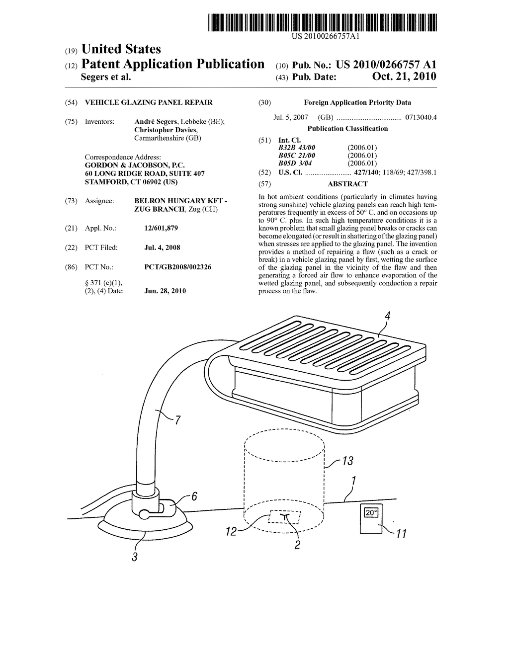 Vehicle Glazing Panel Repair - diagram, schematic, and image 01