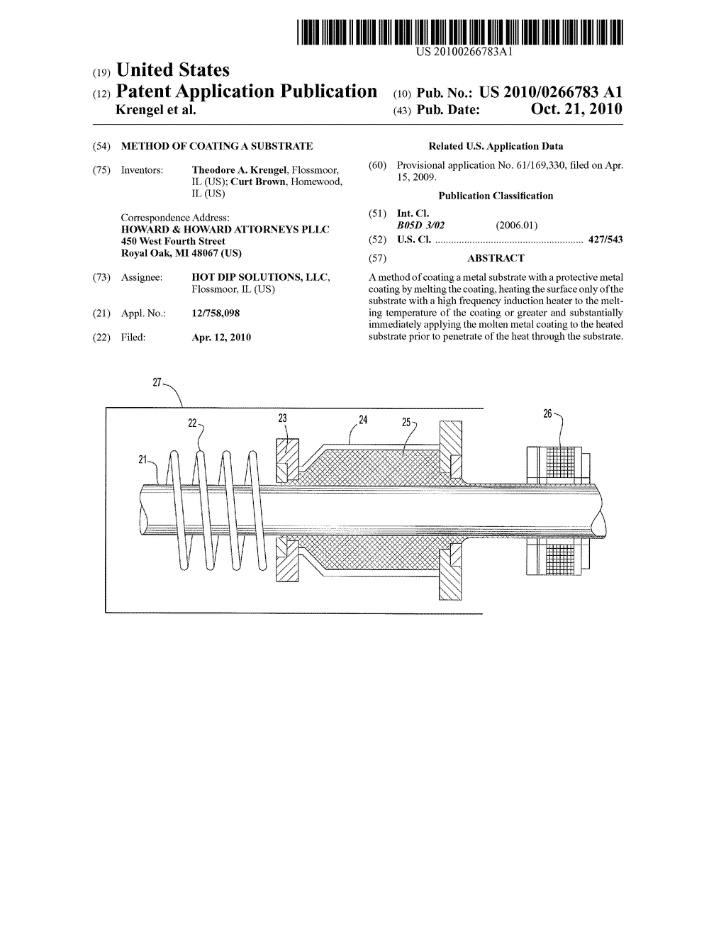 METHOD OF COATING A SUBSTRATE - diagram, schematic, and image 01