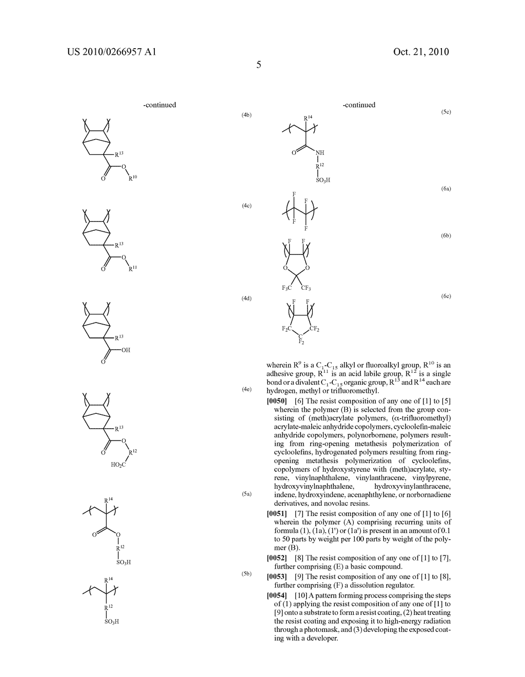 RESIST COMPOSITION AND PATTERNING PROCESS - diagram, schematic, and image 06