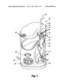 ADJUSTABLE FLOW REGULATOR FOR DENTAL WATER JET diagram and image