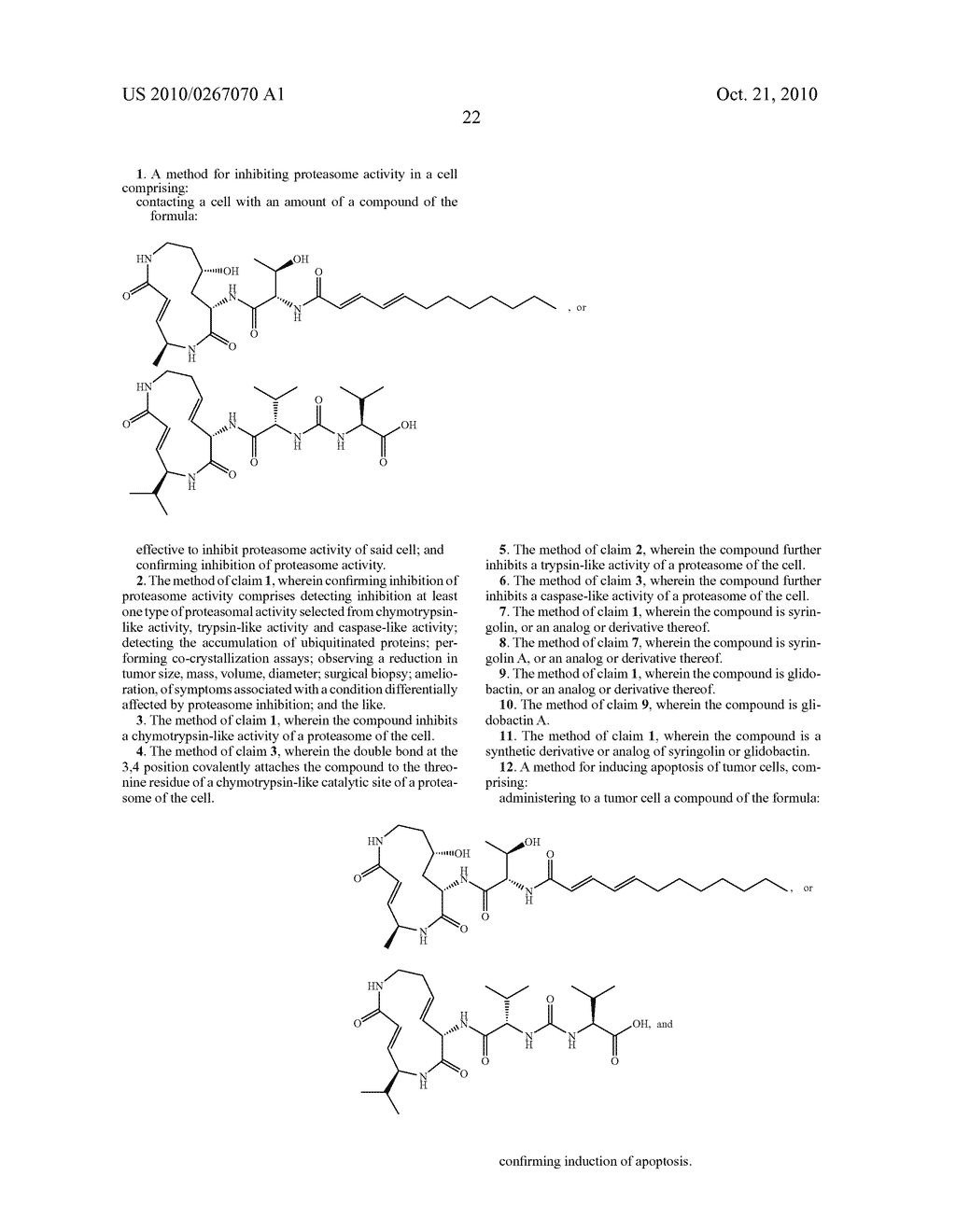 PHARMACEUTICAL COMPOSITIONS FOR THE TREAMENT OF CONDITIONS RESPONSIVE TO PROTEASOME INHIBITION - diagram, schematic, and image 43