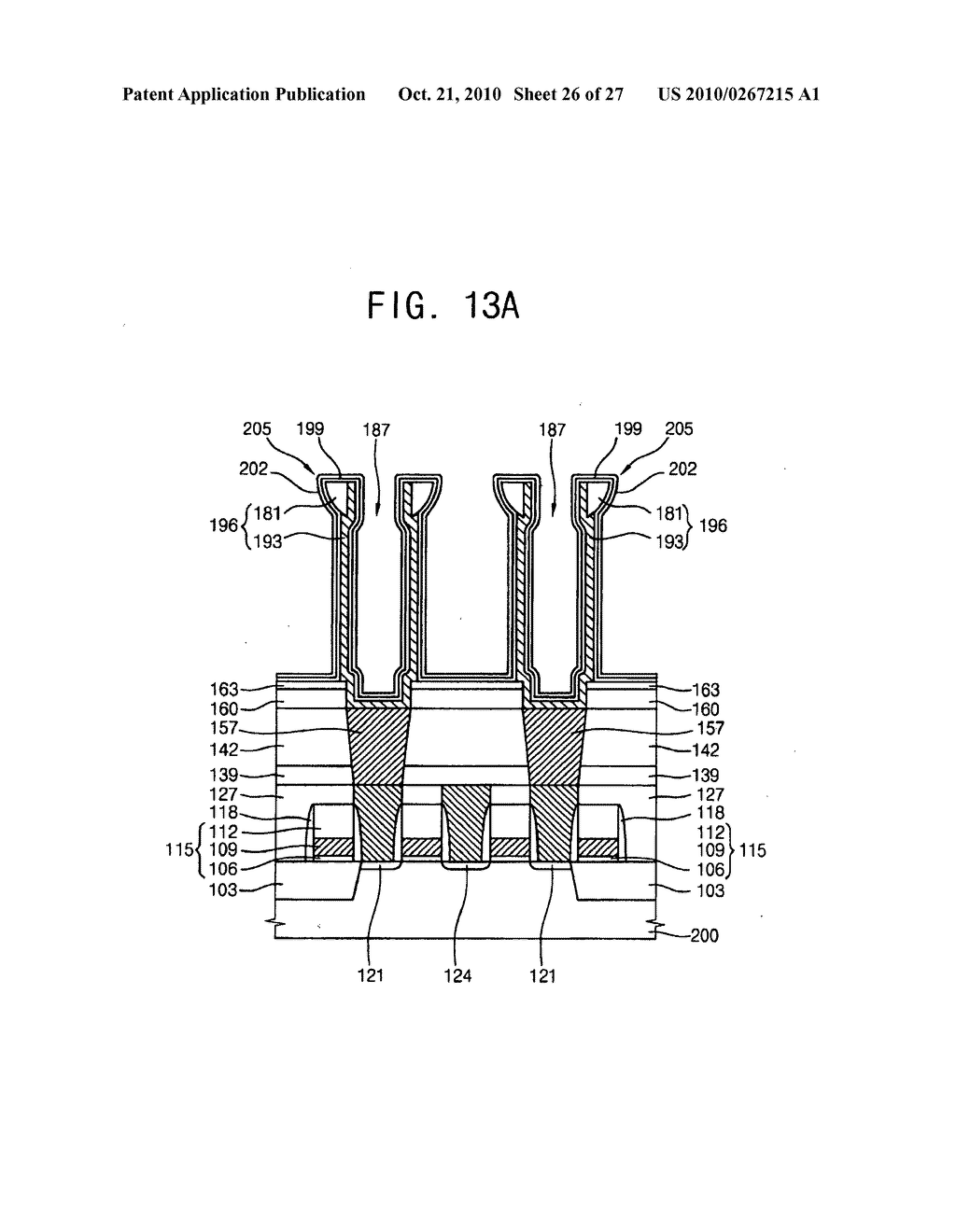 Semiconductor device including an improved capacitor and method for manufacturing the same - diagram, schematic, and image 27