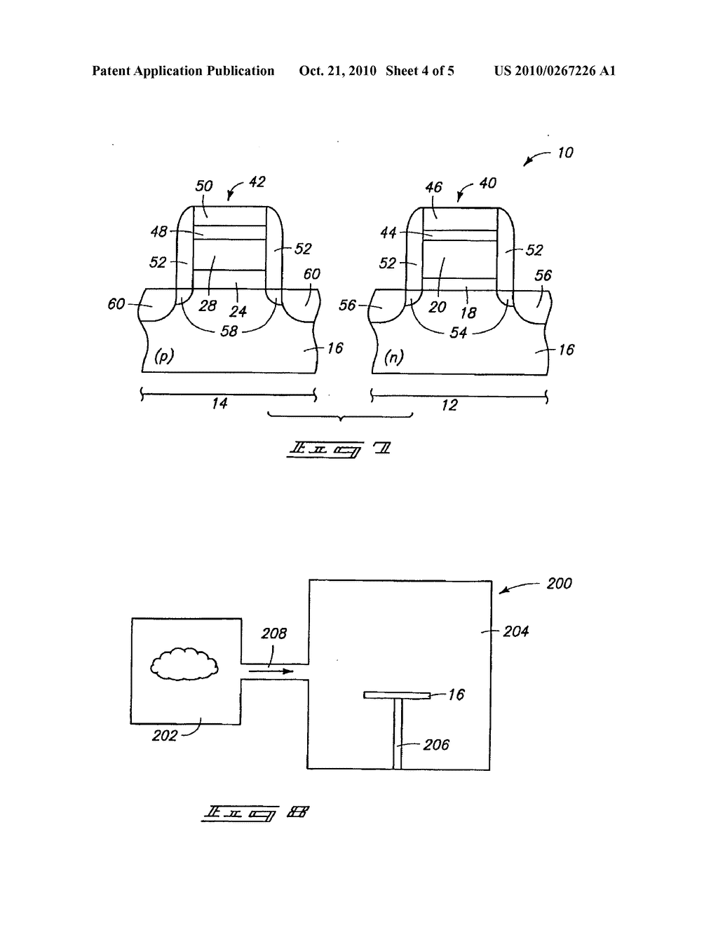 Method of forming a structure over a semiconductor substrate - diagram, schematic, and image 05