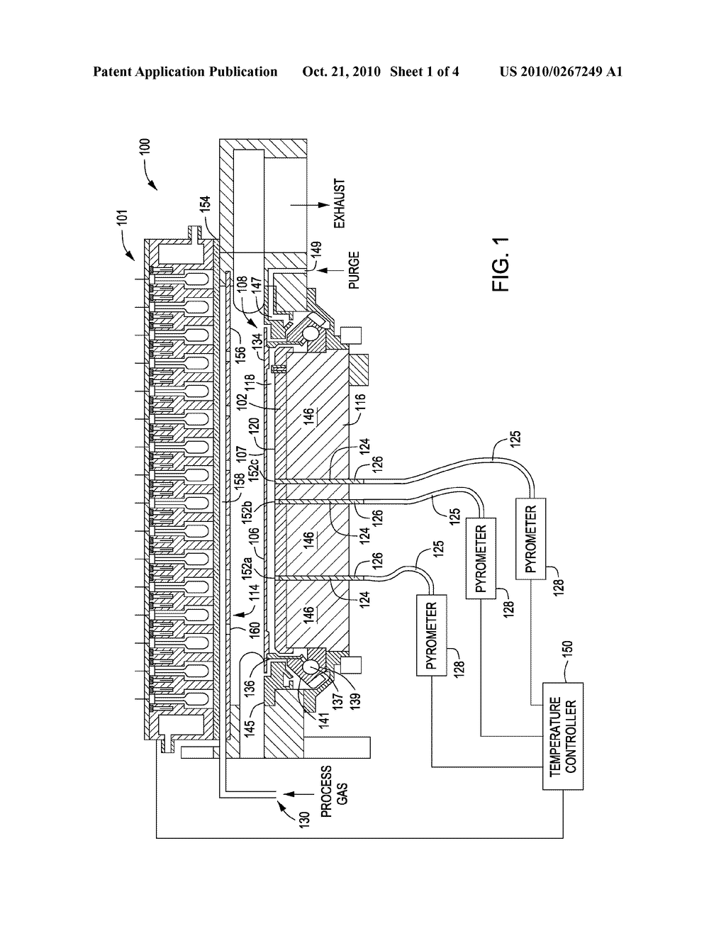 QUARTZ WINDOW HAVING GAS FEED AND PROCESSING EQUIPMENT INCORPORATING SAME - diagram, schematic, and image 02