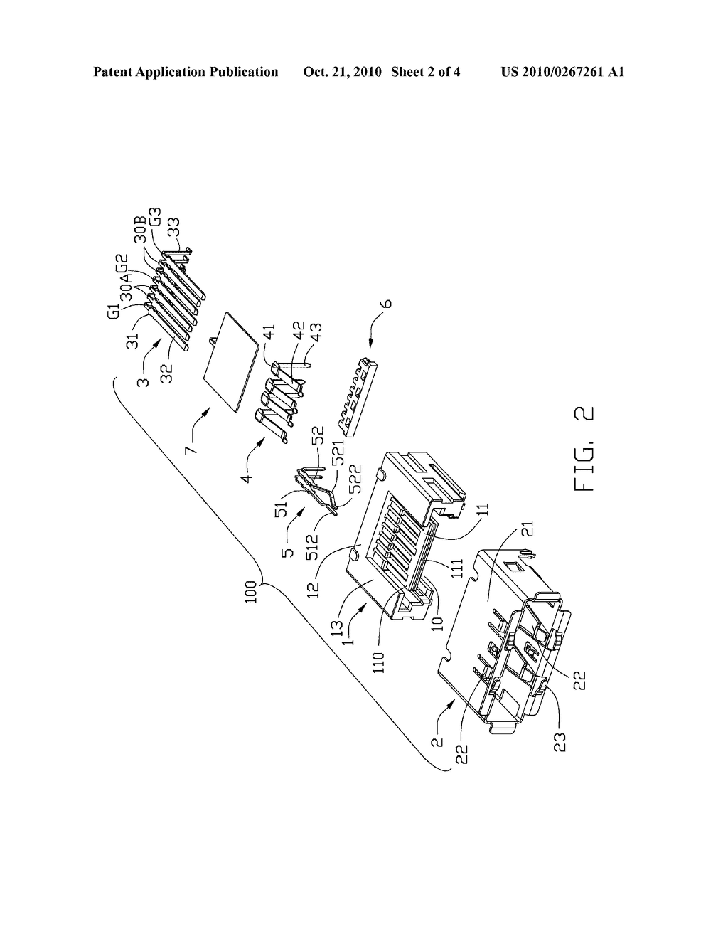 USB/ESATA COMBO RECEPTABLE FEATURED WITH GROUND LAYER RETARDING INTERFACES THEREBETWEEN - diagram, schematic, and image 03