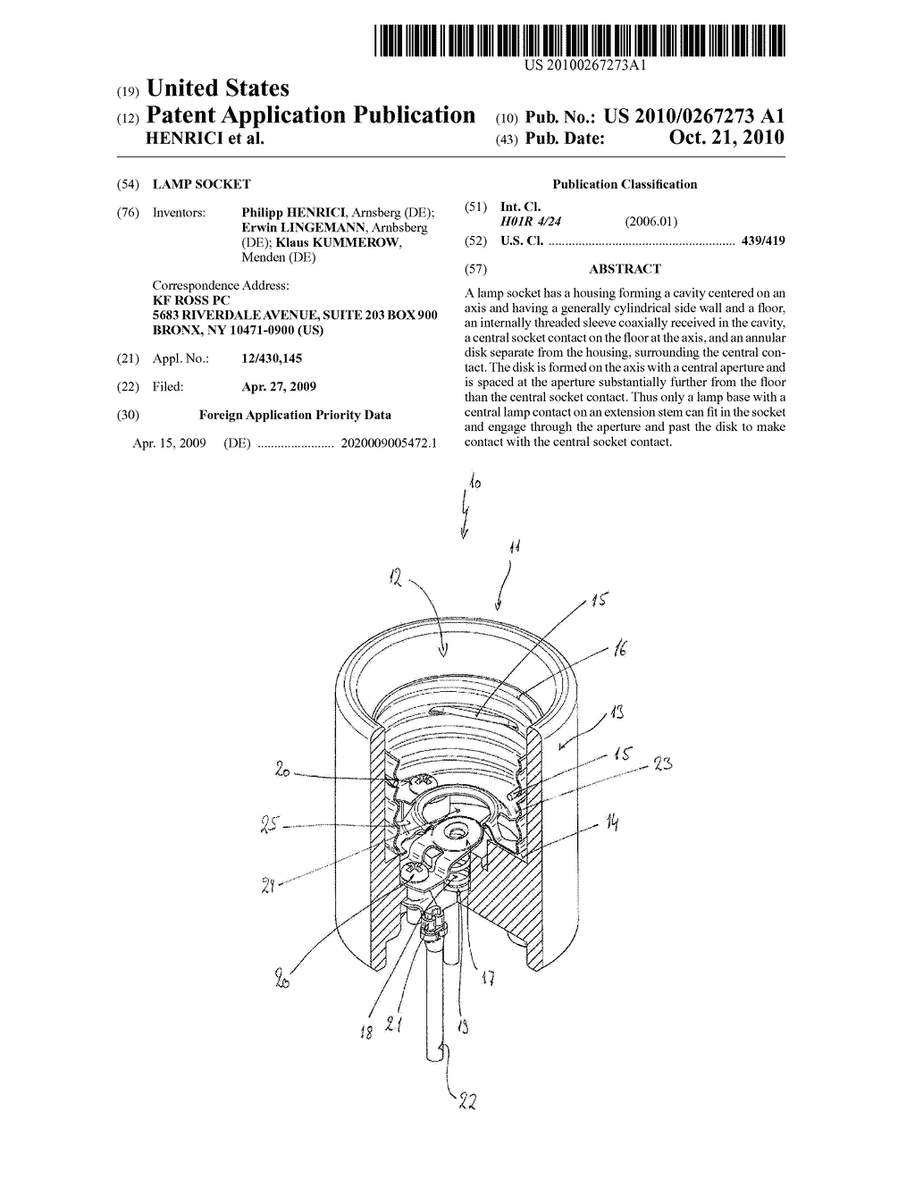 LAMP SOCKET - diagram, schematic, and image 01