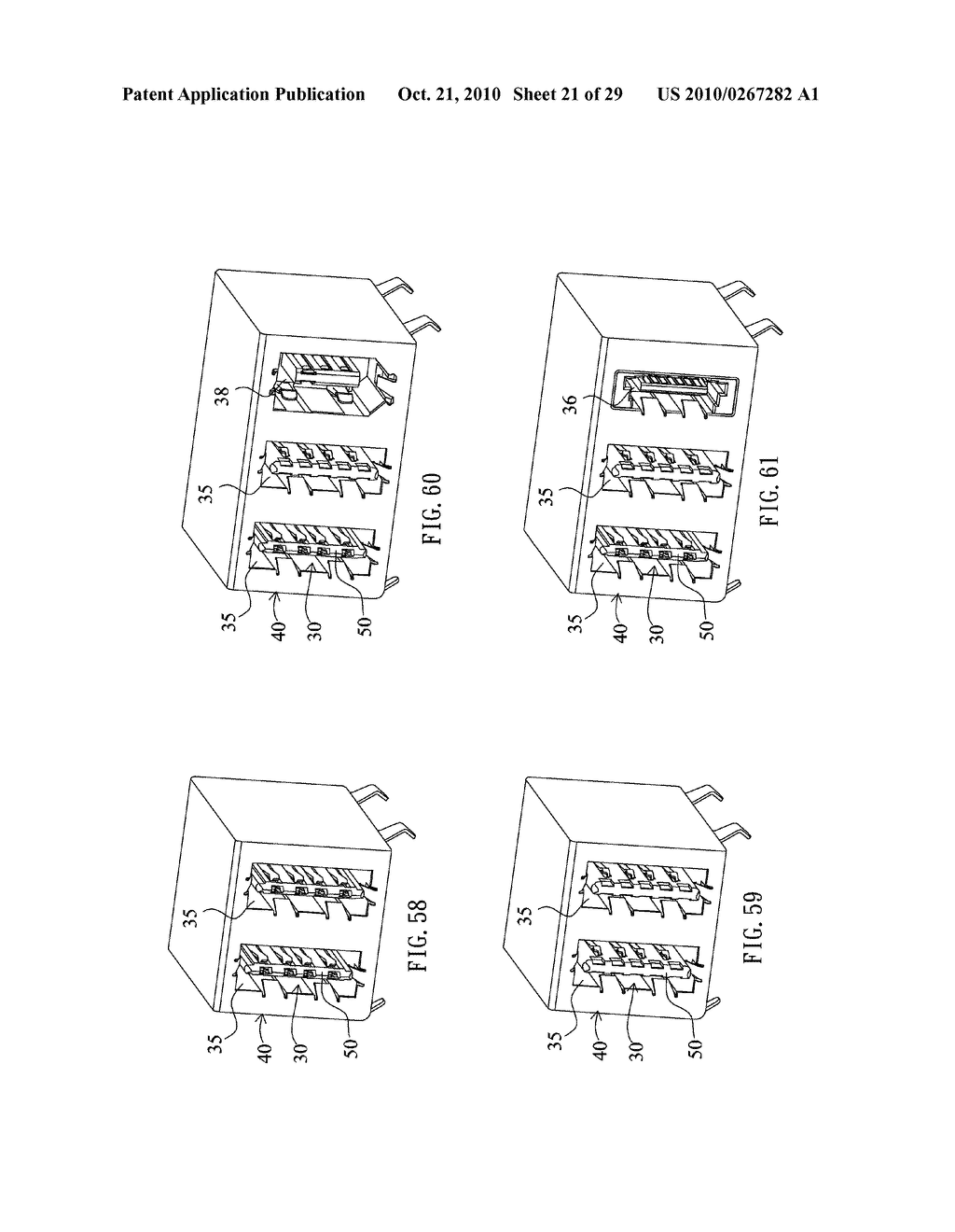 SOCKET STRUCTURE WITH DUPLEX ELECTRICAL CONNECTION - diagram, schematic, and image 22