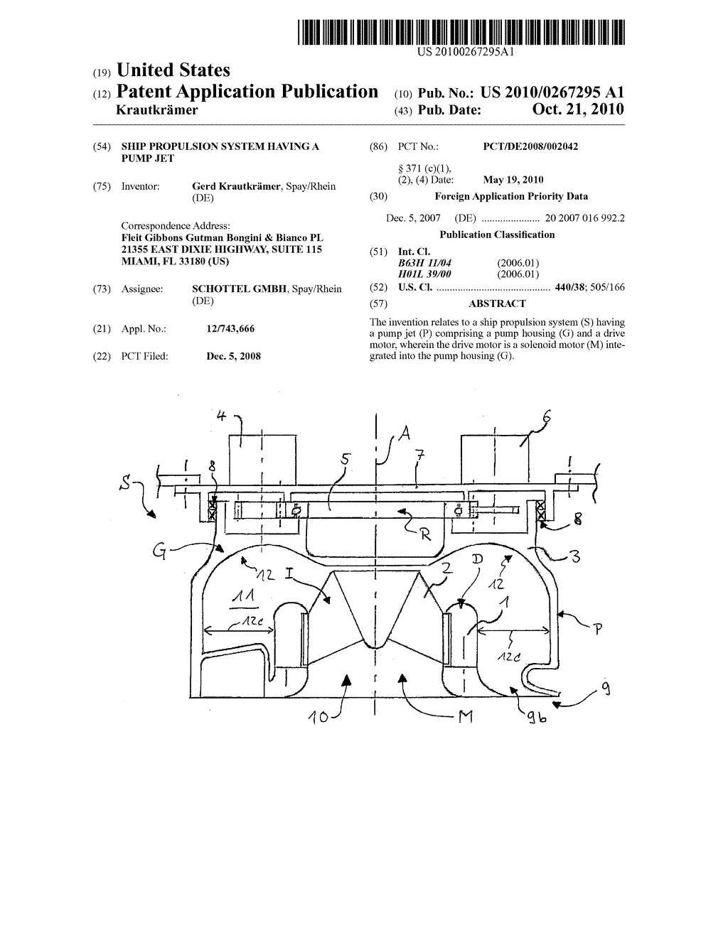 SHIP PROPULSION SYSTEM HAVING A PUMP JET - diagram, schematic, and image 01