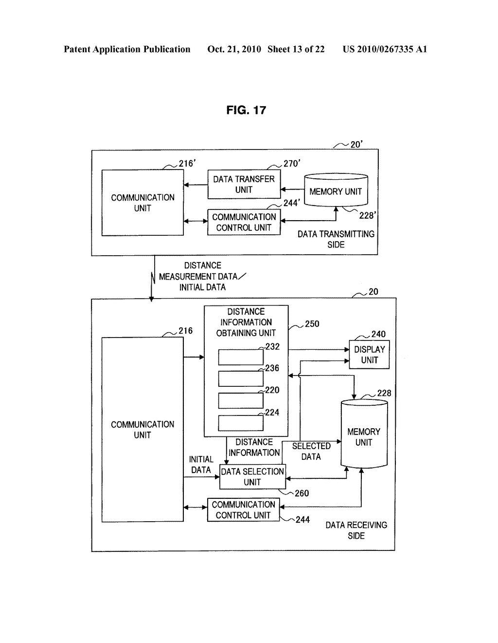 COMMUNICATION DEVICE, COMMUNICATION SYSTEM, PROGRAM, AND DATA SELECTION METHOD - diagram, schematic, and image 14