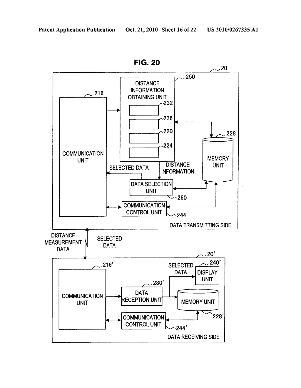 COMMUNICATION DEVICE, COMMUNICATION SYSTEM, PROGRAM, AND DATA SELECTION METHOD - diagram, schematic, and image 17