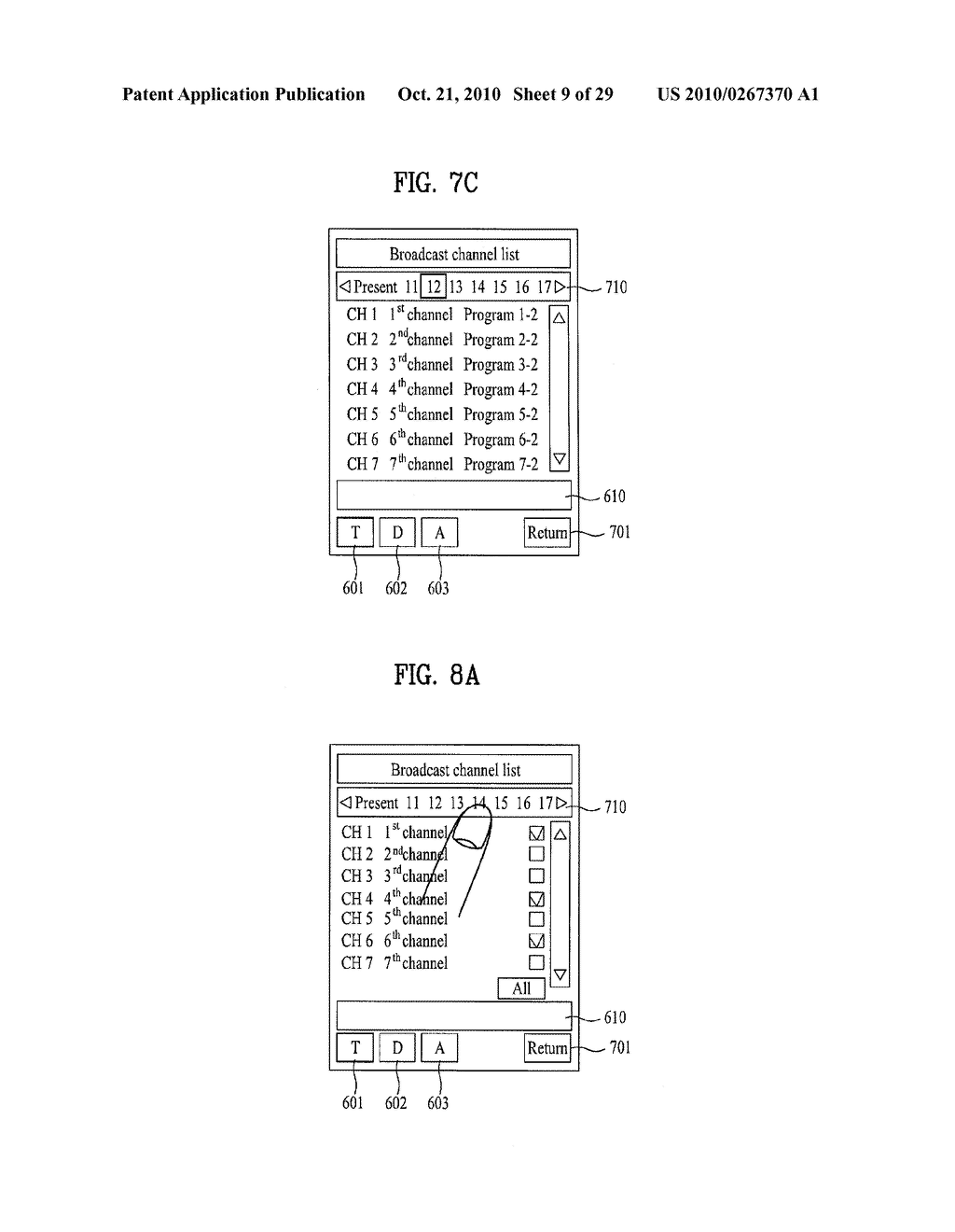 DISPLAYING BROADCAST INFORMATION IN A MOBILE COMMUNICATION TERMINAL - diagram, schematic, and image 10