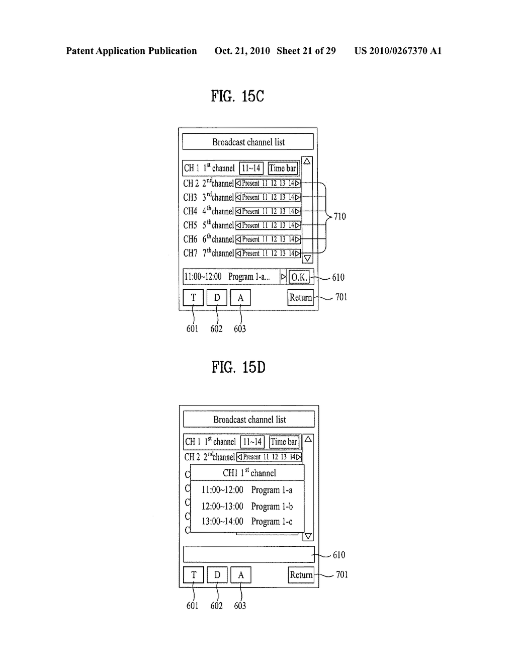 DISPLAYING BROADCAST INFORMATION IN A MOBILE COMMUNICATION TERMINAL - diagram, schematic, and image 22