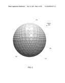 LOW LIFT GOLF BALL diagram and image