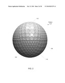 LOW LIFT GOLF BALL diagram and image