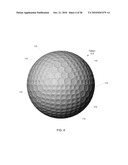 LOW LIFT GOLF BALL diagram and image