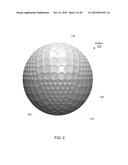 LOW LIFT GOLF BALL diagram and image