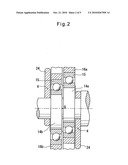 In-wheel motor driving unit diagram and image