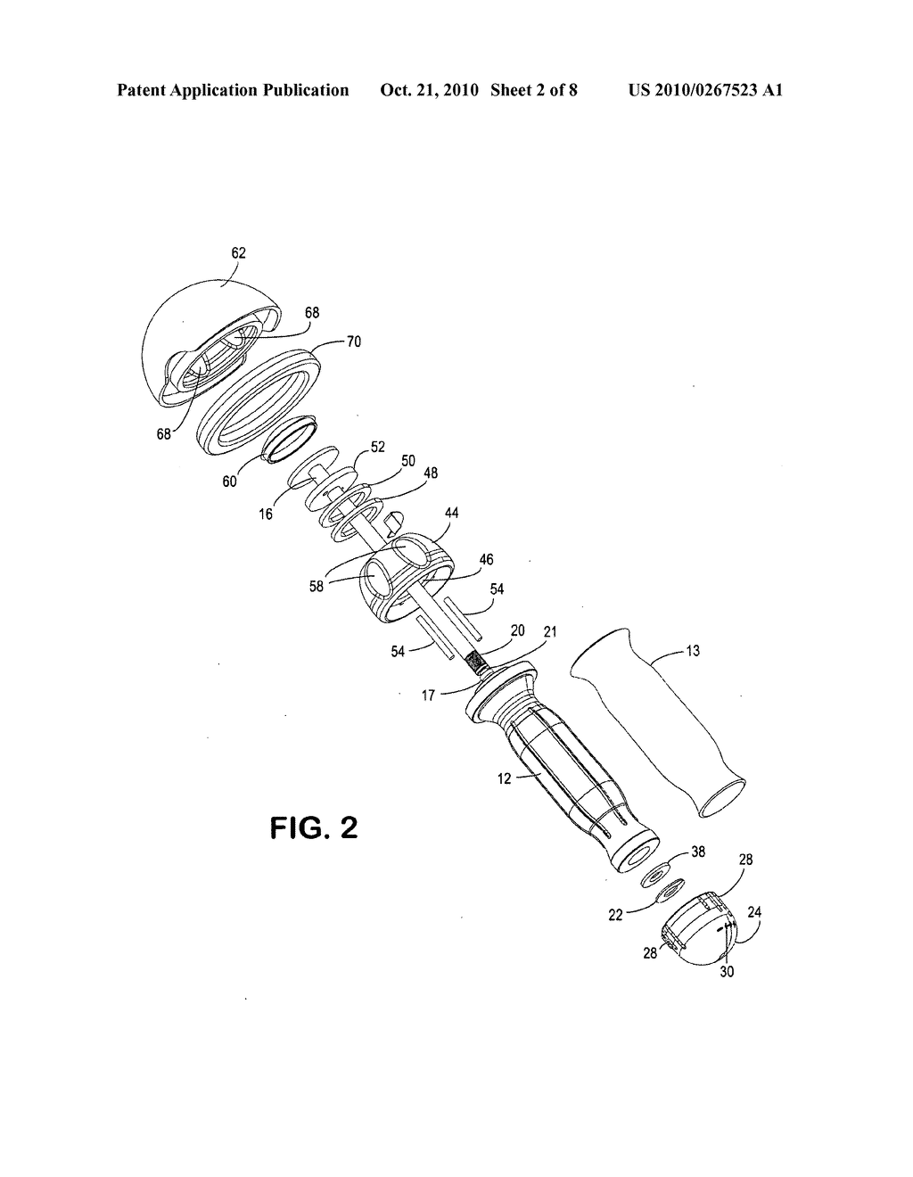 UNIVERSAL MULTIDIRECTIONAL EXERCISER FOR EXERCISING HAND, WRIST AND FOREARM IN MULTIPLE PLANES OF MOTION WITH ADJUSTABLE RESISTANCE - diagram, schematic, and image 03