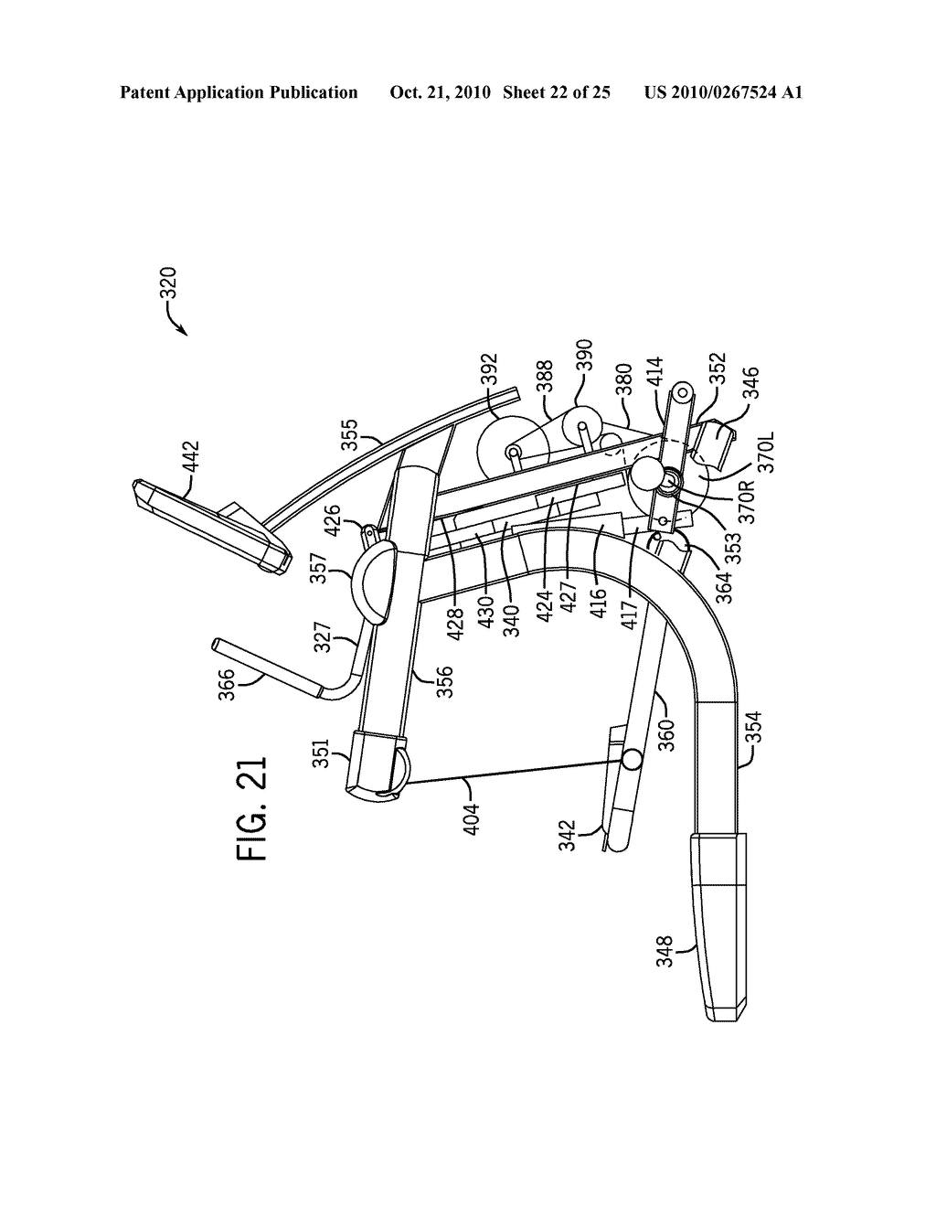 EXERCISE APPARATUS WITH FLEXIBLE ELEMENT - diagram, schematic, and image 23