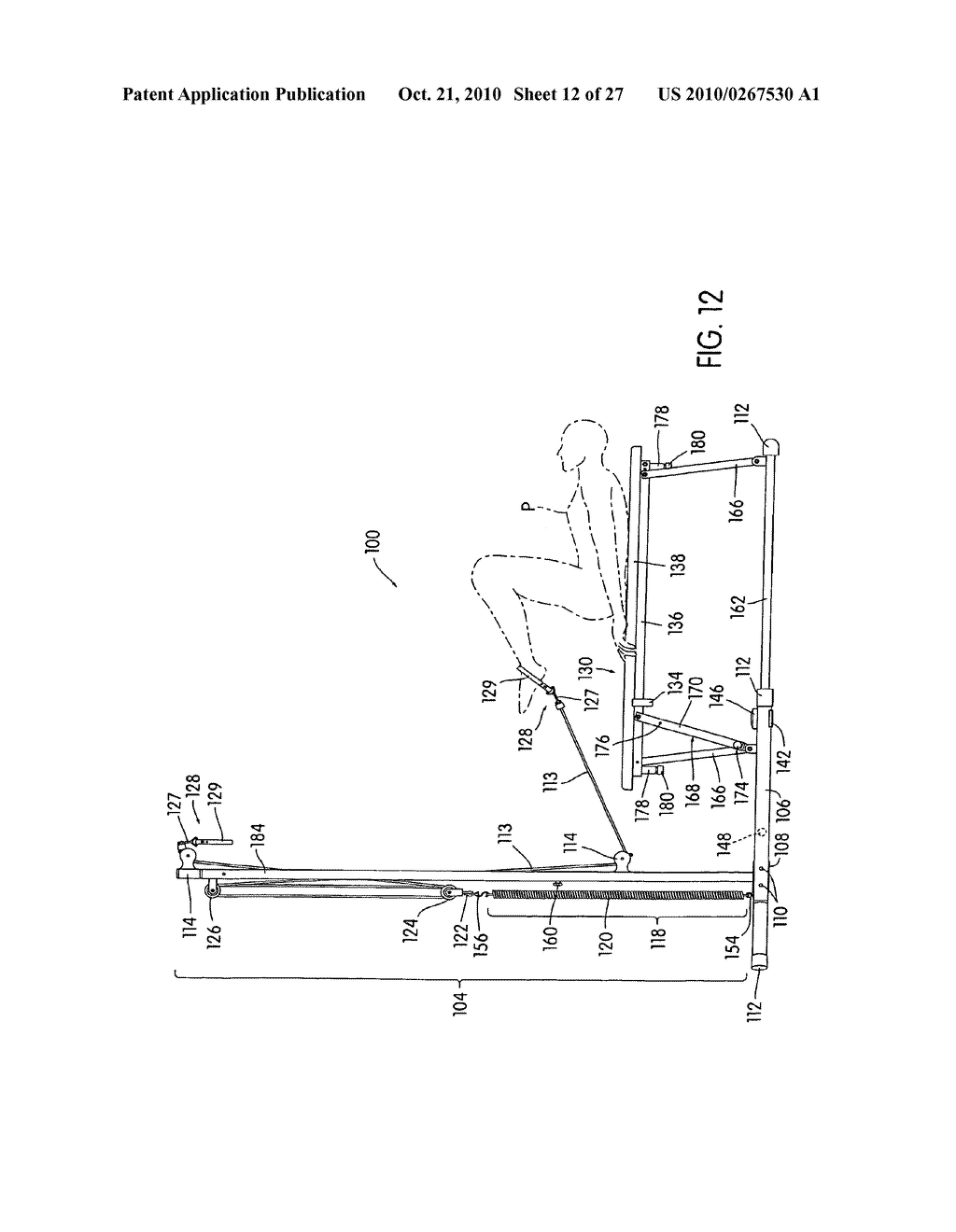 STORABLE EXERCISE APPARATUS FOR PROFESSIONAL AND HOME USE - diagram, schematic, and image 13