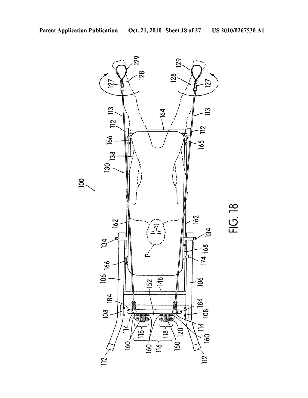 STORABLE EXERCISE APPARATUS FOR PROFESSIONAL AND HOME USE - diagram, schematic, and image 19