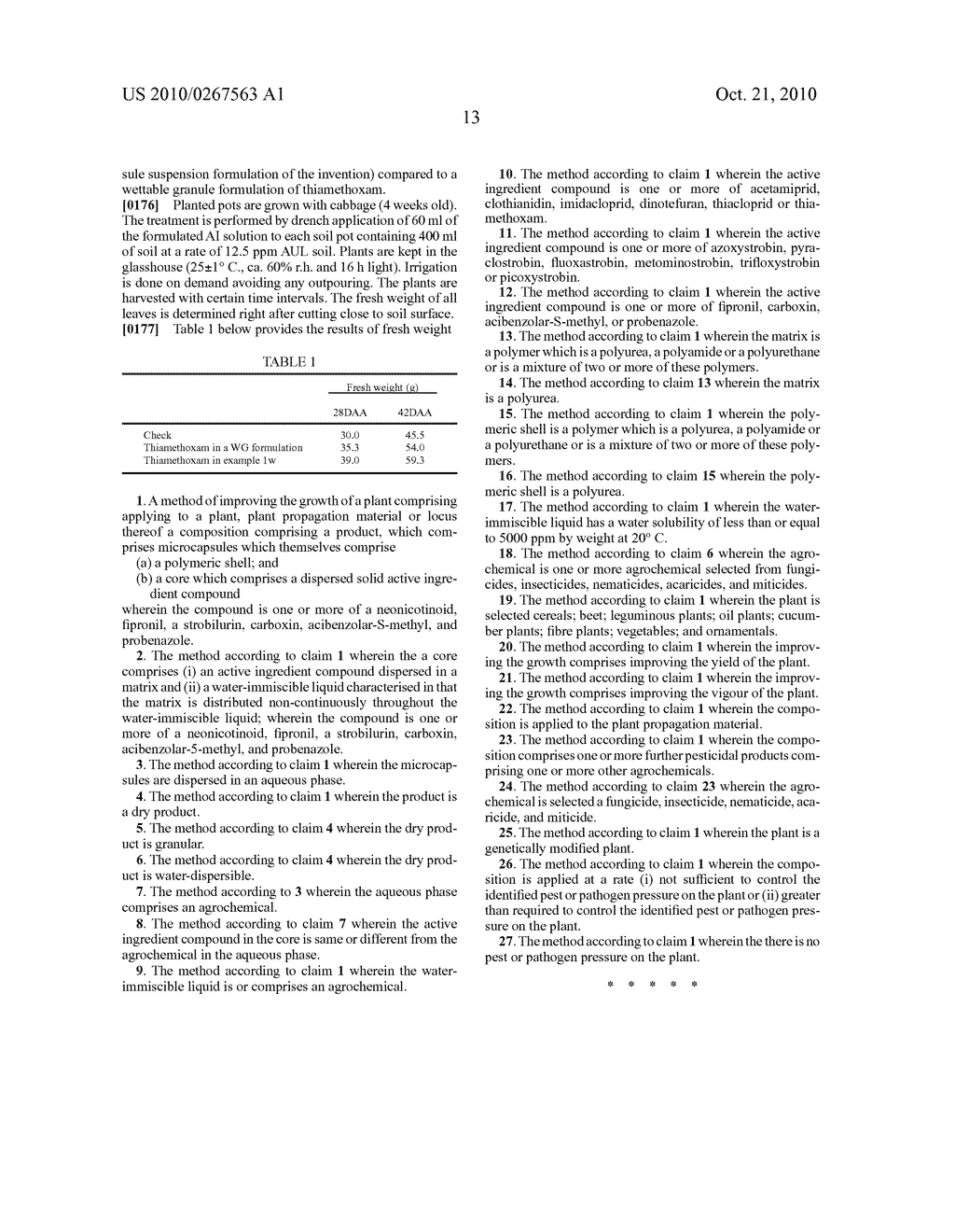 METHOD OF IMPROVING THE GROWTH OF A PLANT - diagram, schematic, and image 14