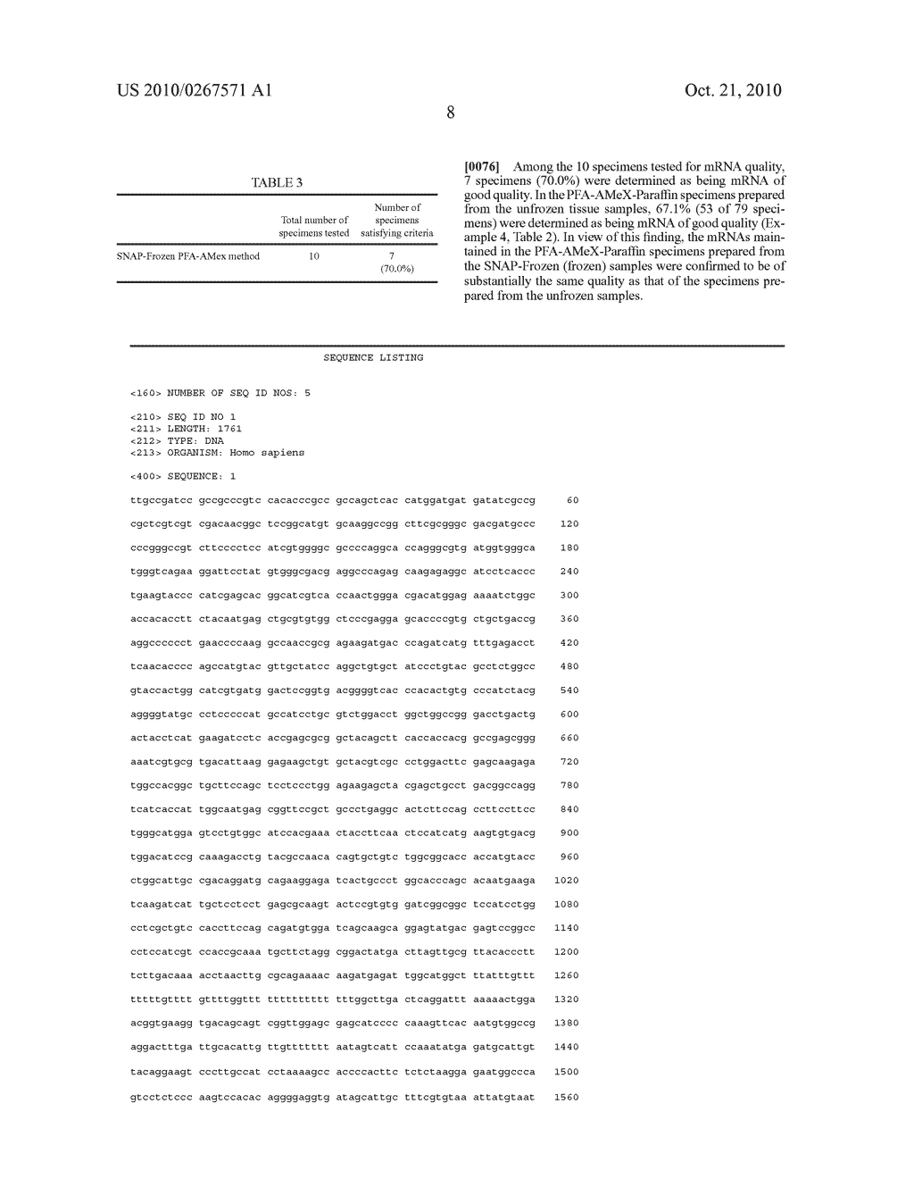 NOVEL METHOD FOR SPECIMEN PREPARATION, WHICH ENSURES PRESERVATION OF TISSUE MORPHOLOGY AND NUCLEIC ACID QUALITY - diagram, schematic, and image 13