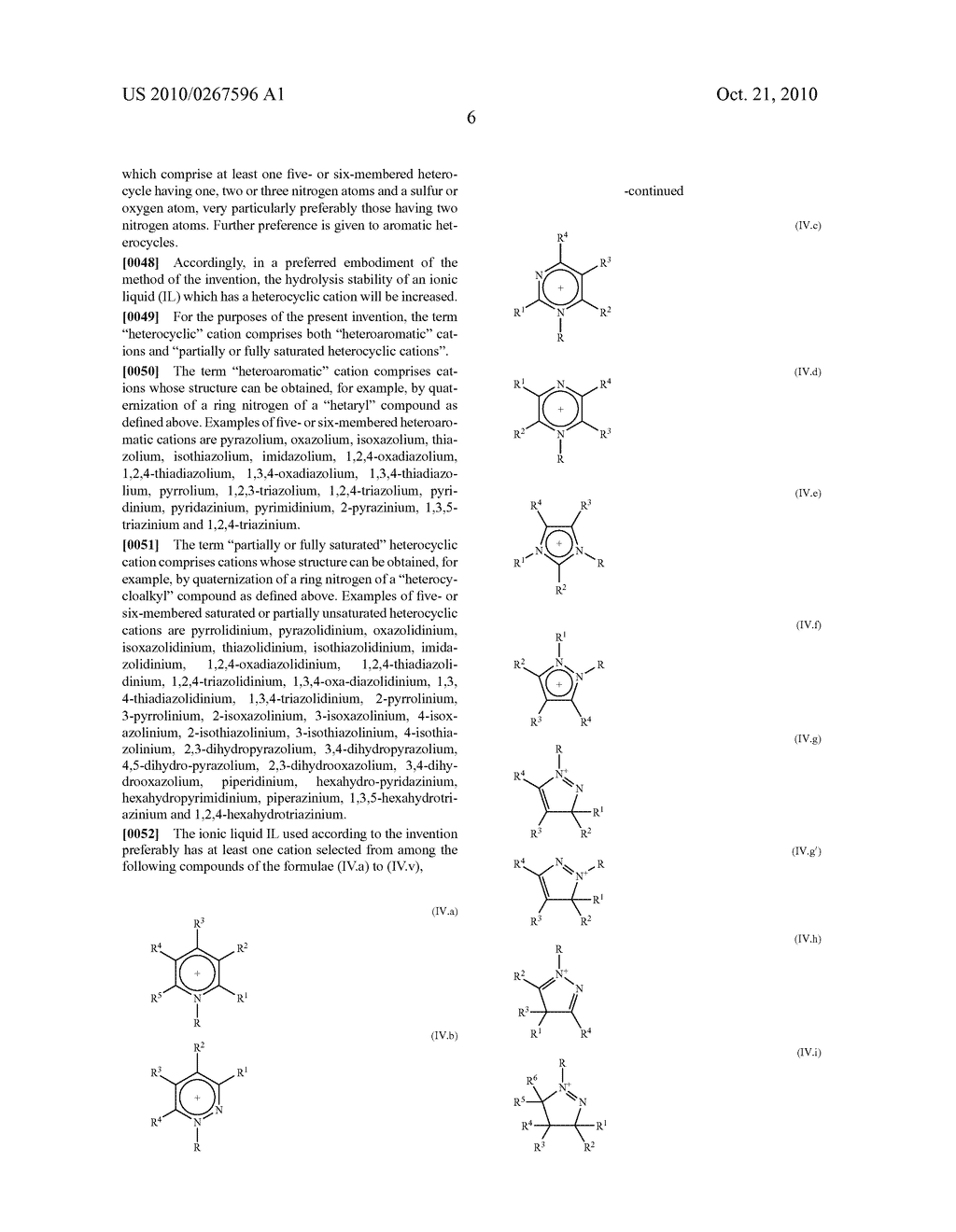 METHOD FOR IMPROVING THE HYDROLYSIS STABILITY OF IONIC LIQUIDS - diagram, schematic, and image 07
