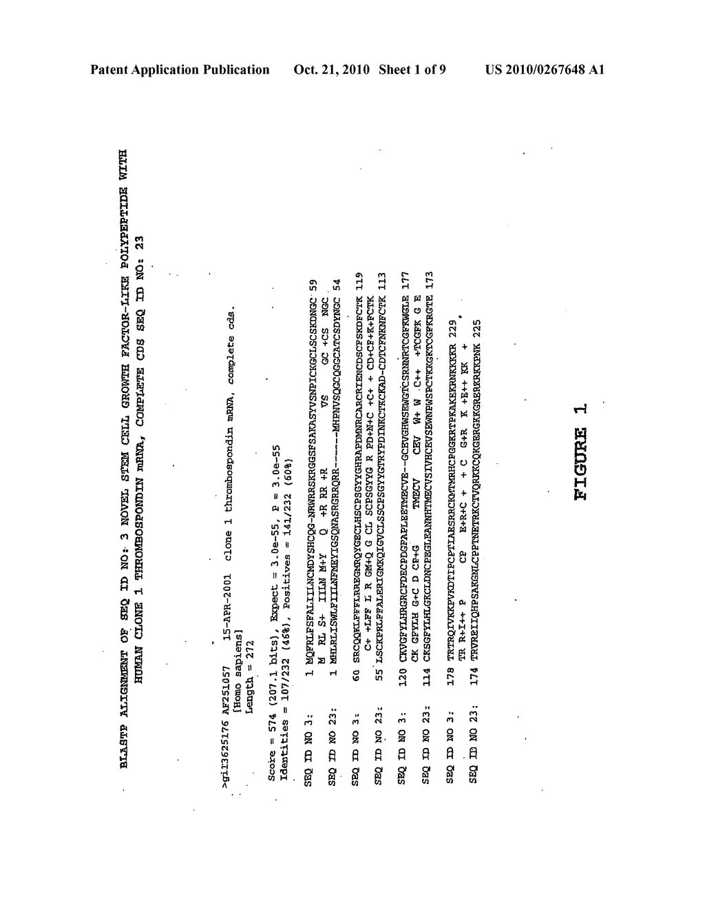 Methods and materials relating to stem cell growth factor-like polypeptides and polynucleotides - diagram, schematic, and image 02