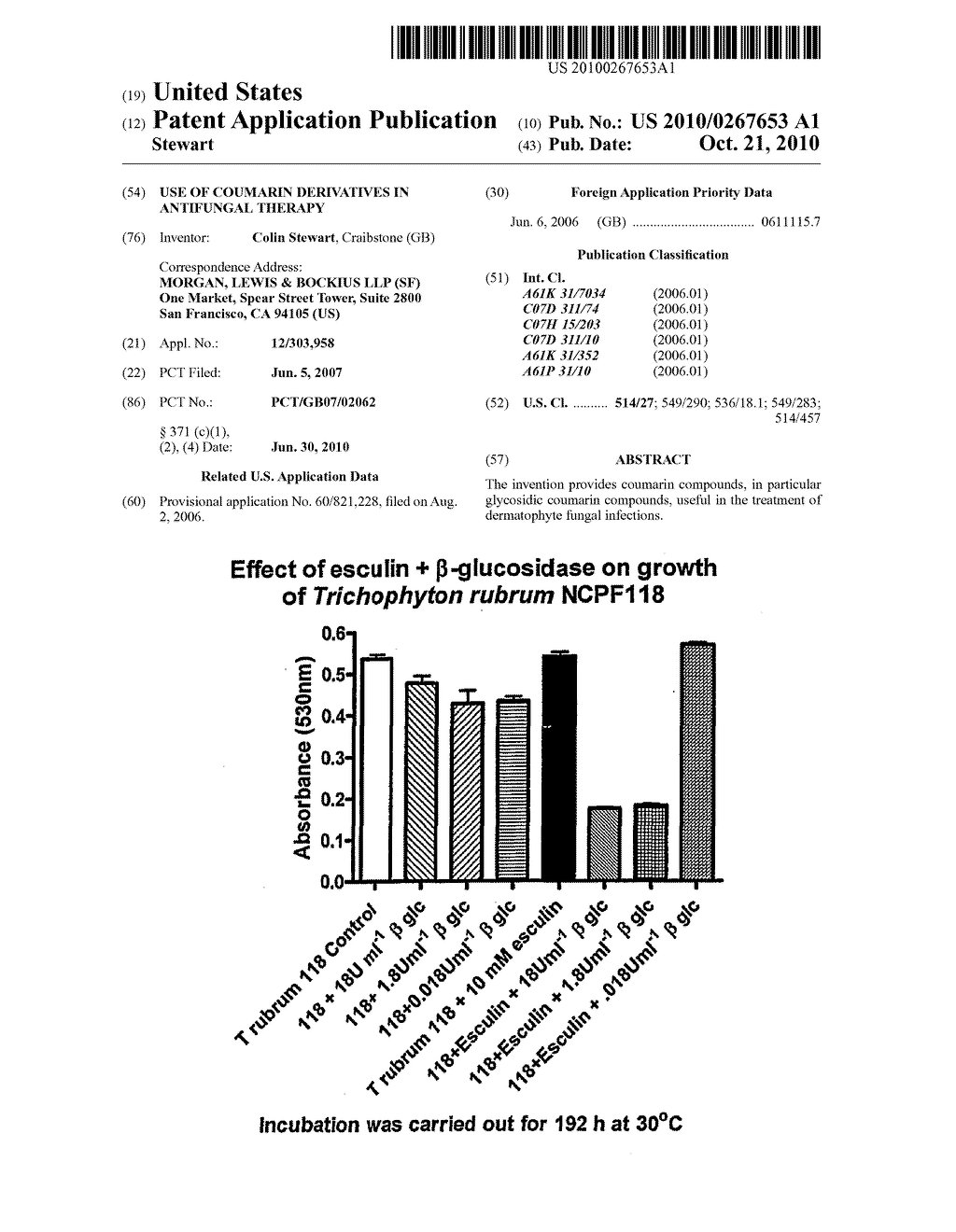 USE OF COUMARIN DERIVATIVES IN ANTIFUNGAL THERAPY - diagram, schematic, and image 01