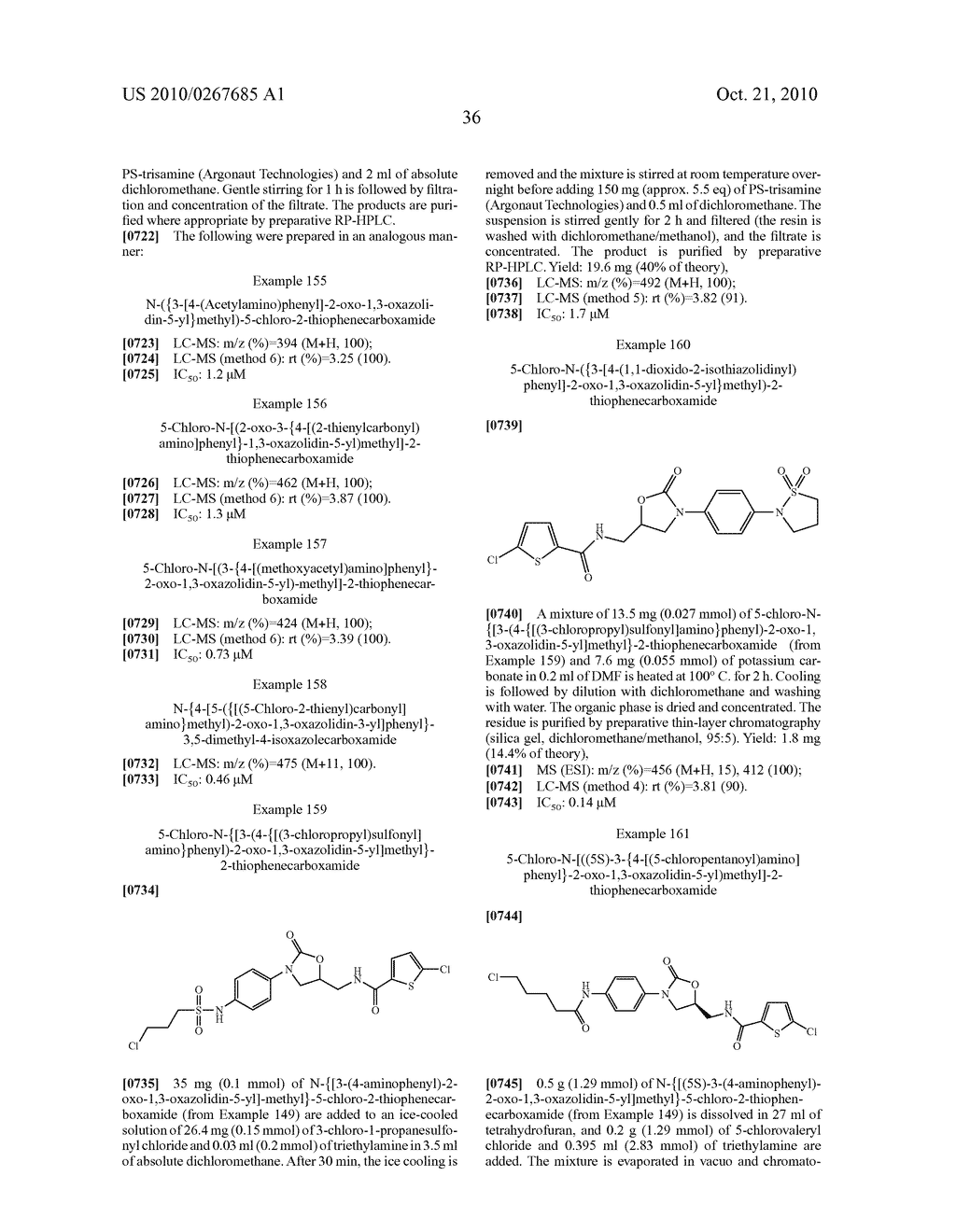 Methods For The Prophylaxis And/or Treatment Of Thromboembolic Disorders By Combination Therapy With Substituted Oxazolidinones - diagram, schematic, and image 37