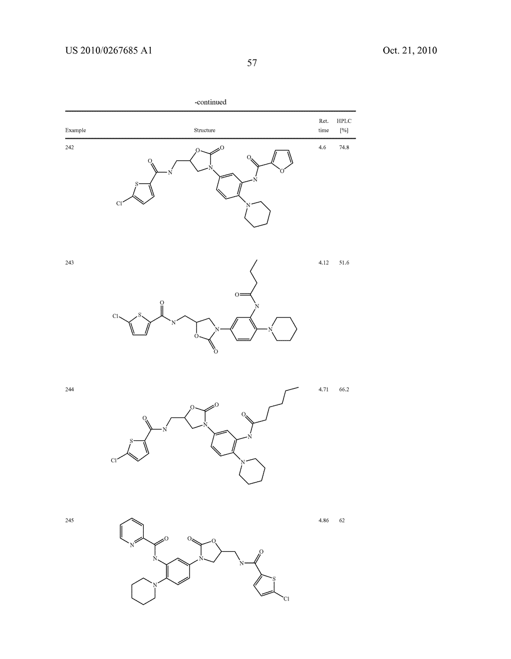 Methods For The Prophylaxis And/or Treatment Of Thromboembolic Disorders By Combination Therapy With Substituted Oxazolidinones - diagram, schematic, and image 58