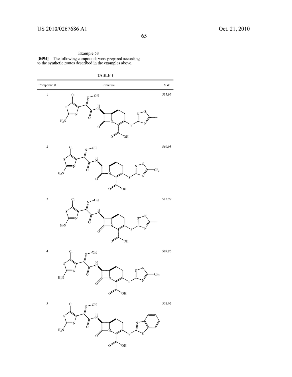 CARBACEPHEM BETA-LACTAM ANTIBIOTICS - diagram, schematic, and image 68