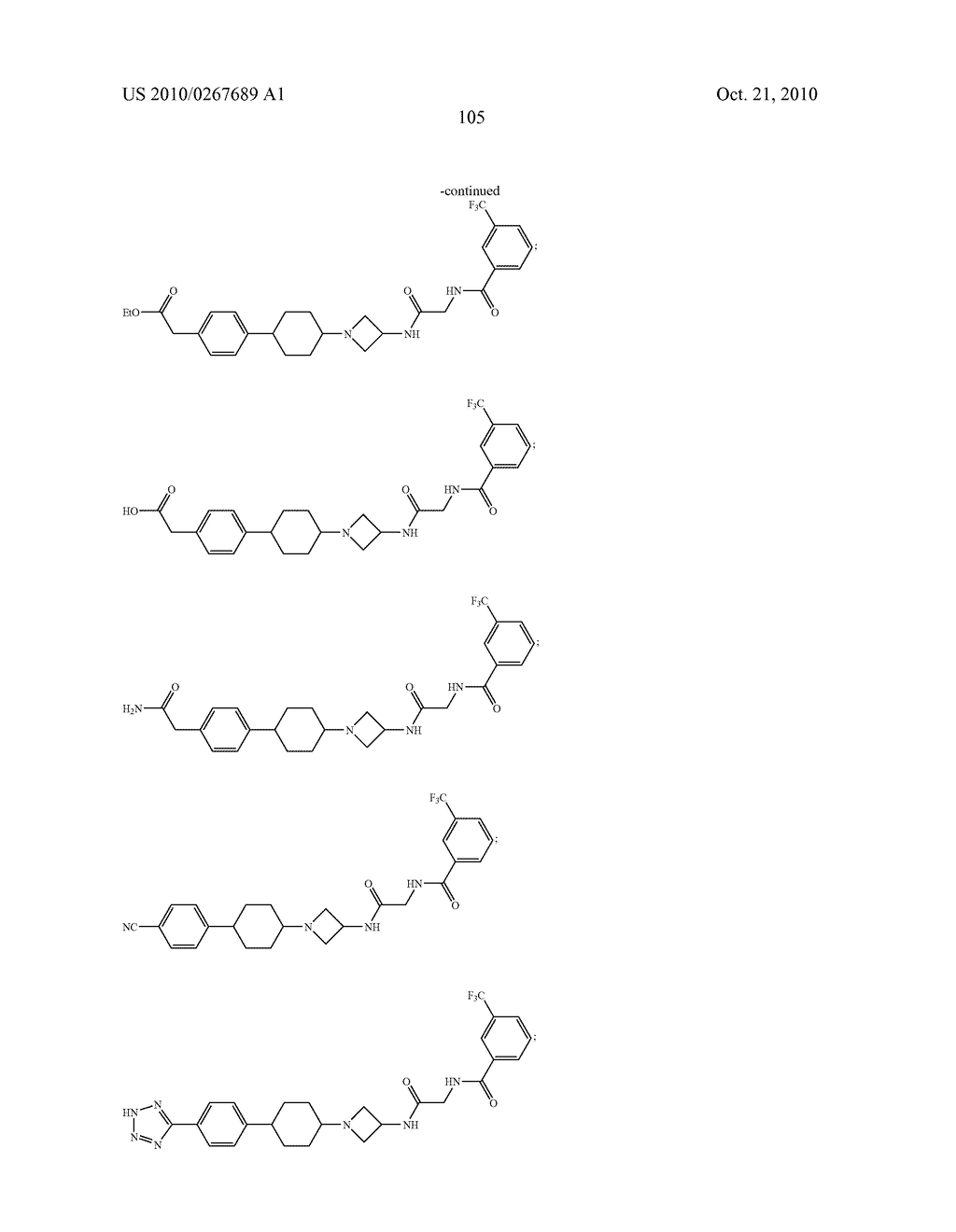 4-AZETIDINYL-1-PHENYL-CYCLOHEXANE ANTAGONISTS OF CCR2 - diagram, schematic, and image 106
