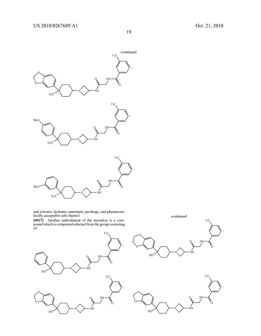 4-AZETIDINYL-1-PHENYL-CYCLOHEXANE ANTAGONISTS OF CCR2 - diagram, schematic, and image 20