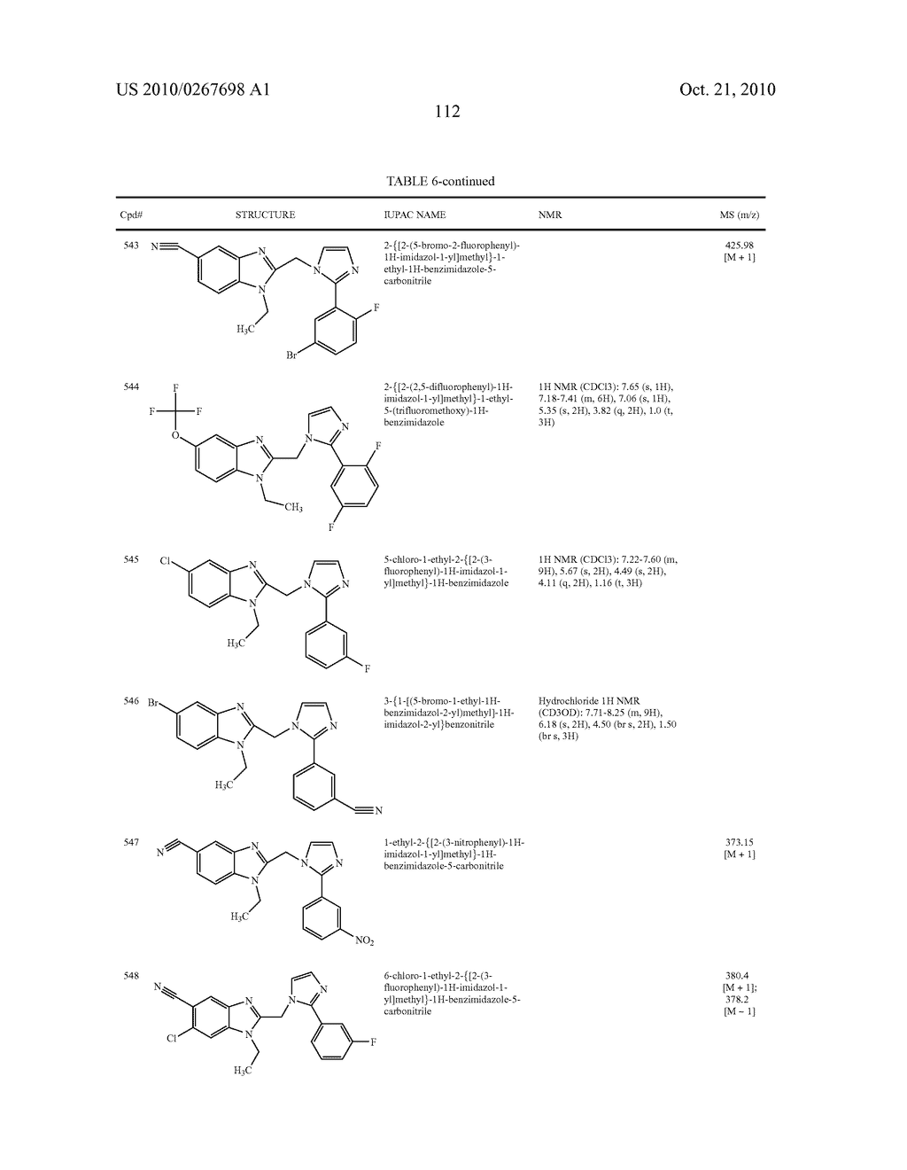 Benzimidazole and Pyridylimidazole Derivatives - diagram, schematic, and image 113