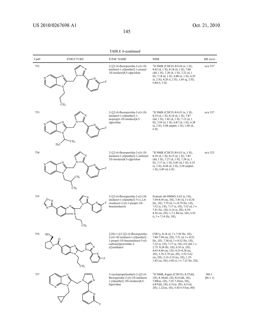 Benzimidazole and Pyridylimidazole Derivatives - diagram, schematic, and image 146