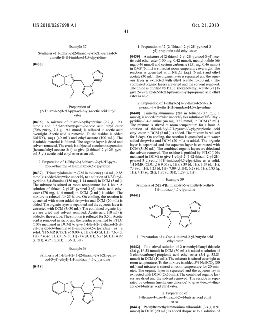 Benzimidazole and Pyridylimidazole Derivatives - diagram, schematic, and image 42
