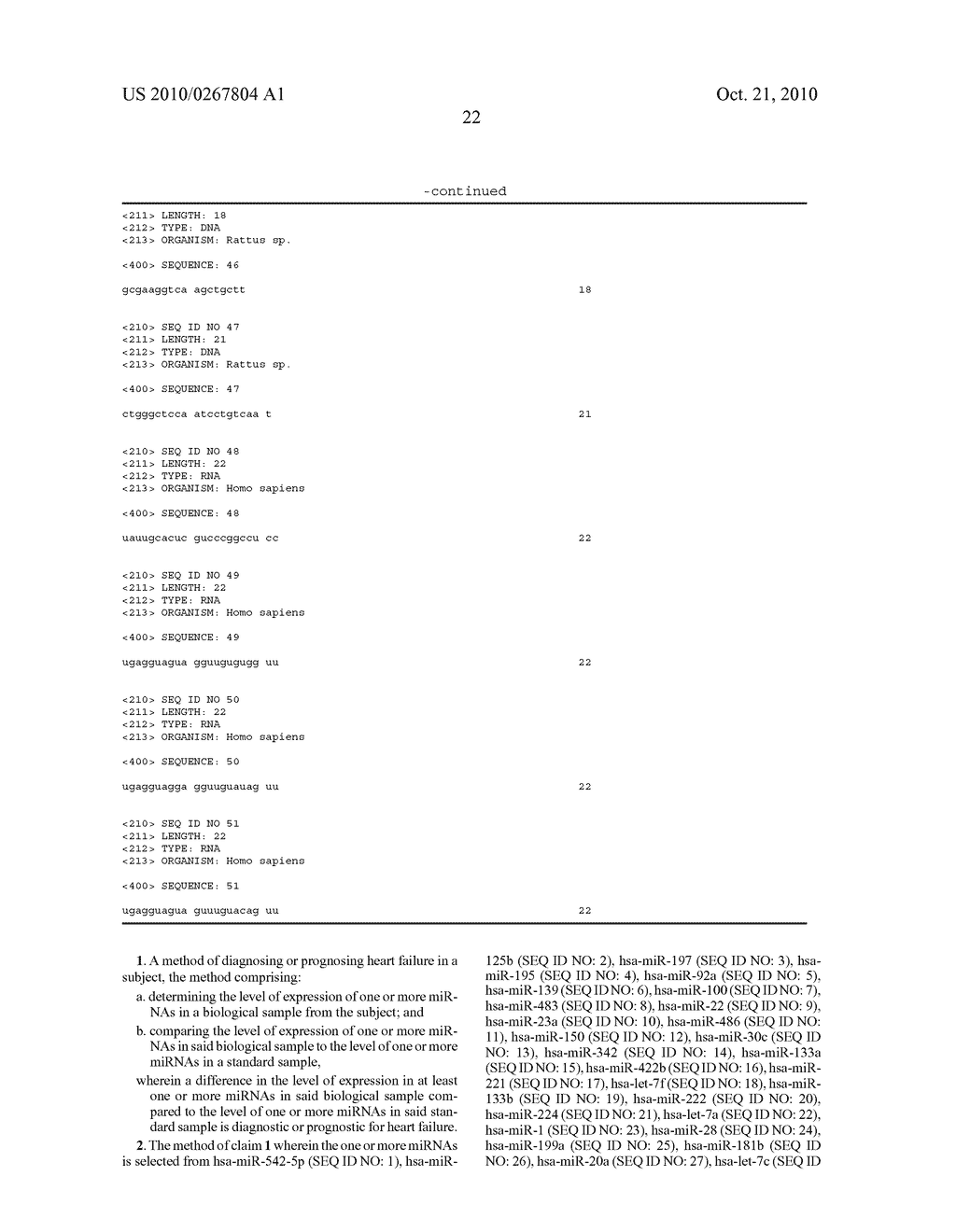 DIFFERENTIAL EXPRESSION OF MICRORNAS IN NONFAILING VERSUS FAILING HUMAN HEARTS - diagram, schematic, and image 41