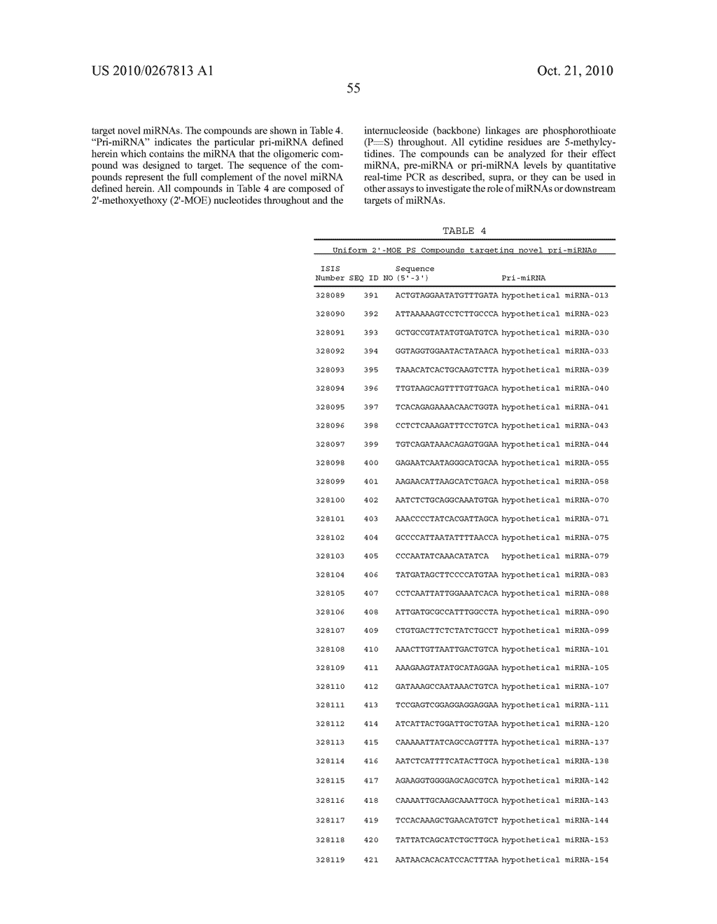 Oligomeric Compounds And Compositions For Use In Modulation Of Small Non-Coding RNAs - diagram, schematic, and image 57