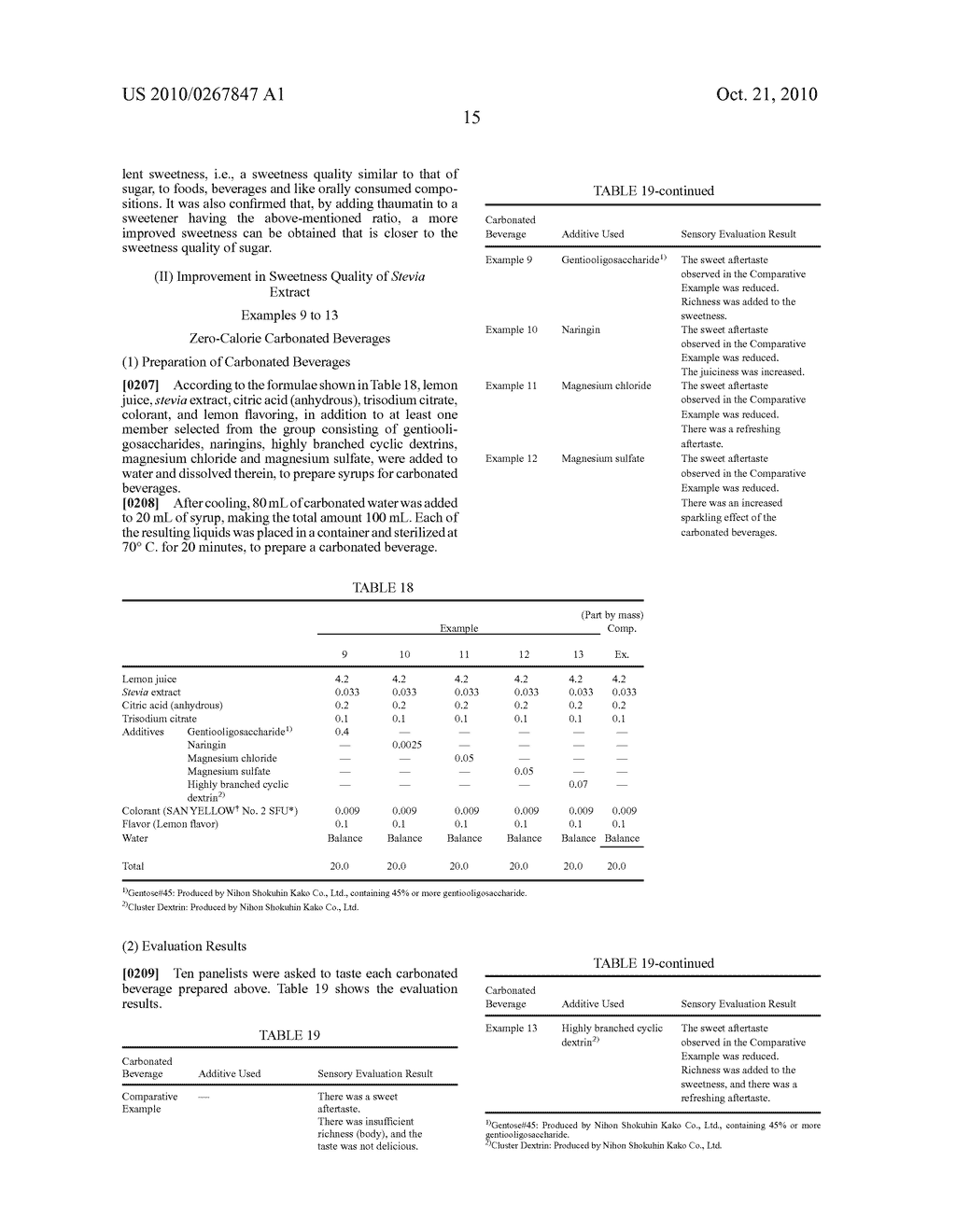 METHOD OF IMPROVING SWEETNESS QUALITIES OF STEVIA EXTRACT - diagram, schematic, and image 16