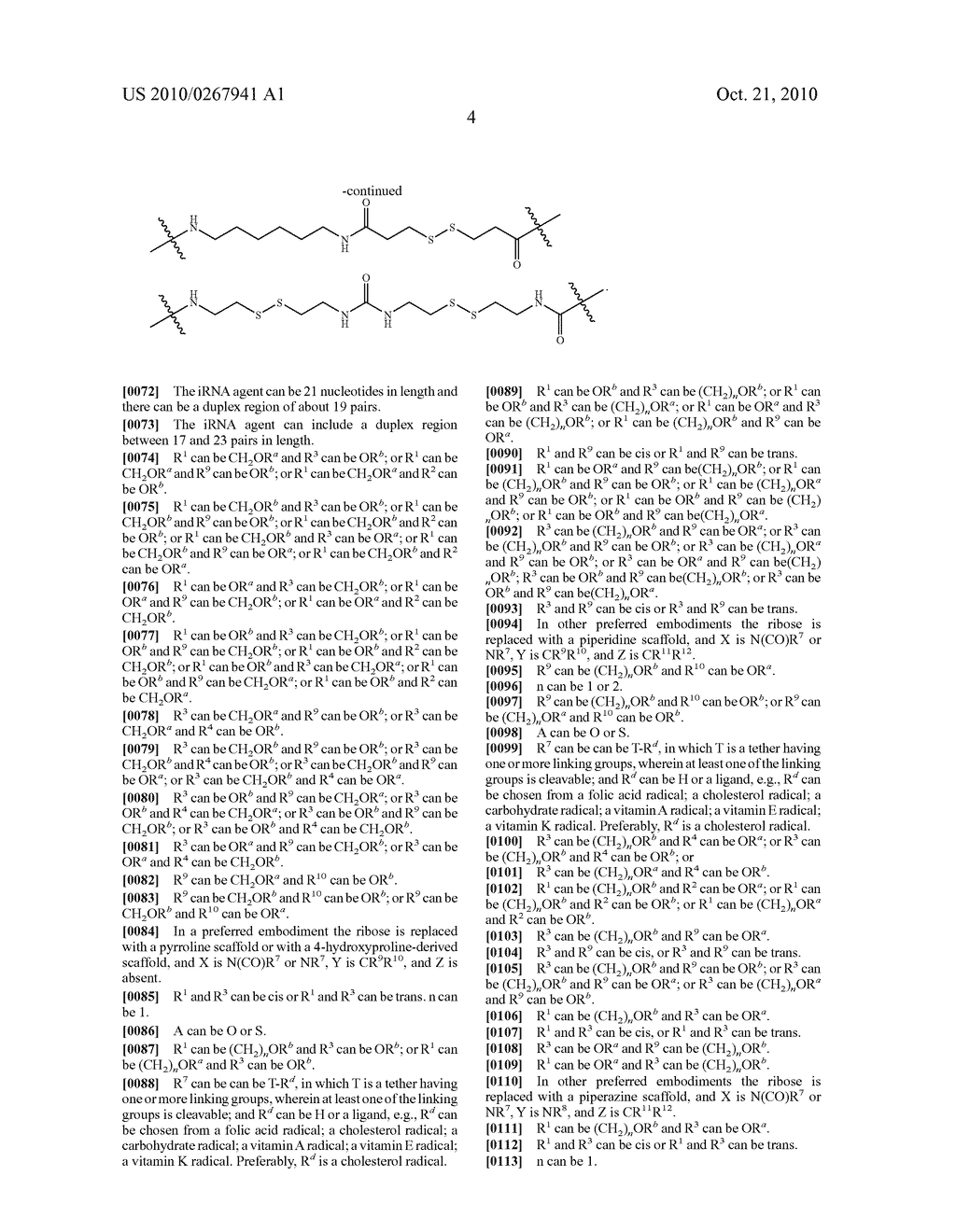 IRNA AGENTS WITH BIOCLEAVABLE TETHERS - diagram, schematic, and image 20