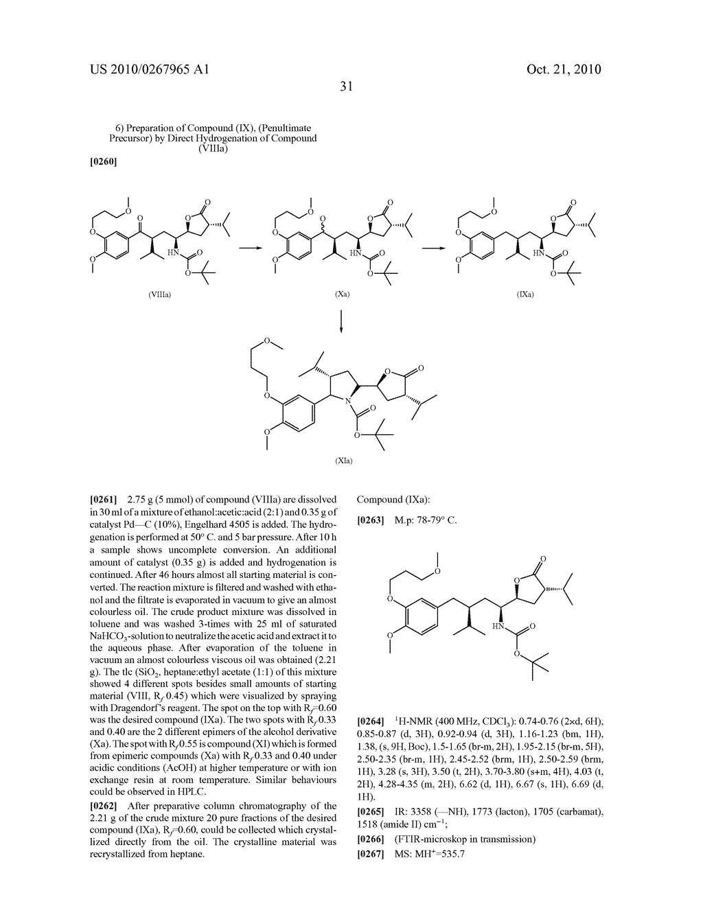 3-Alkyl-5- (4-alkyl-5-oxo-tetrahydrofutran-2-yl) pyrrolidin-2-one Derivatives as Intermediates in the Synthesis of Renin Inhibitors - diagram, schematic, and image 32