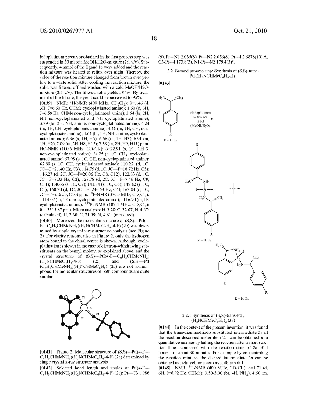 METHOD FOR PRODUCING CYCLOPLATINIZED PLATINUM COMPLEXES, PLATINUM COMPLEXES PRODUCED BY SAID METHOD, AND THE USE THEREOF - diagram, schematic, and image 19