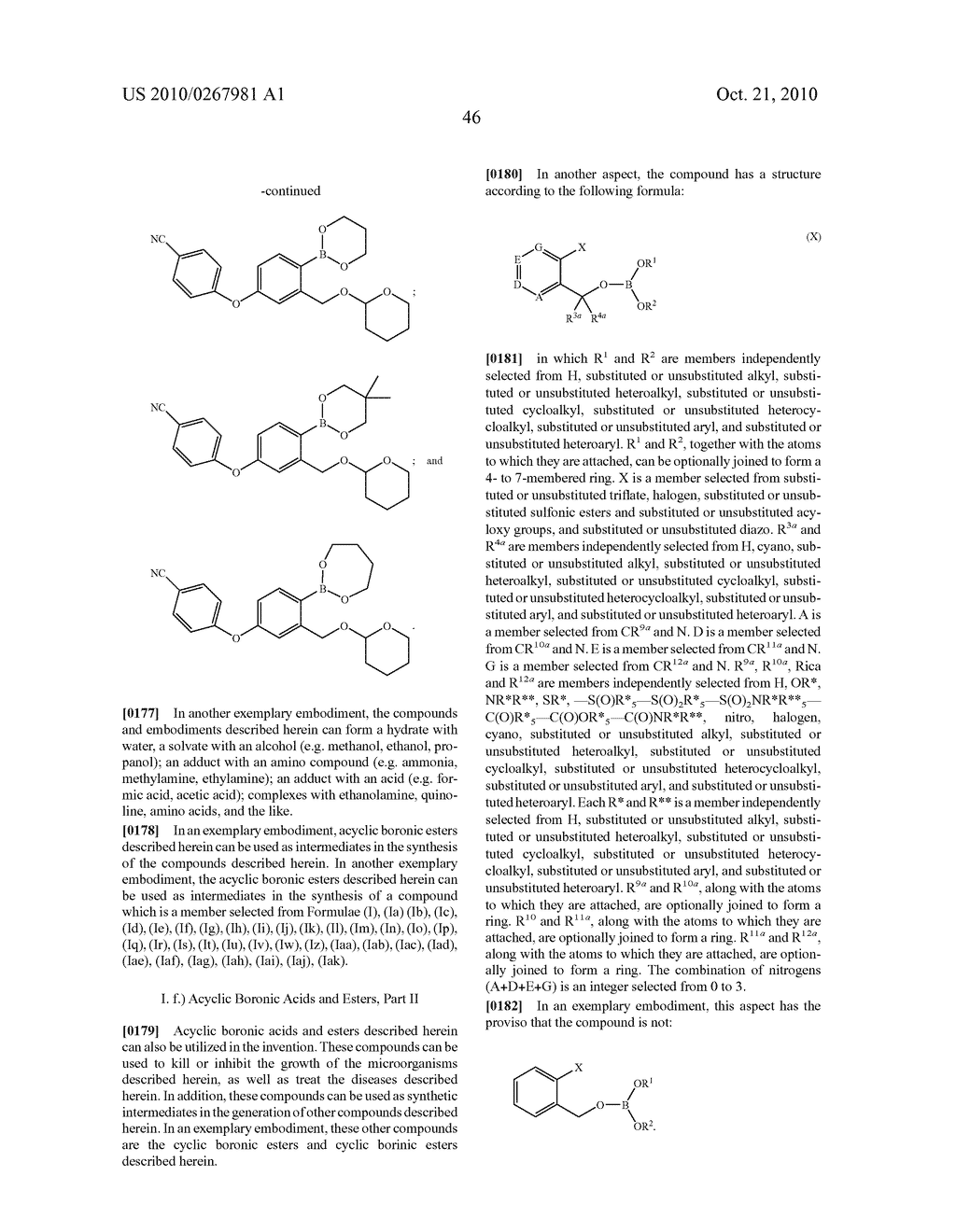 BORON-CONTAINING SMALL MOLECULES - diagram, schematic, and image 110