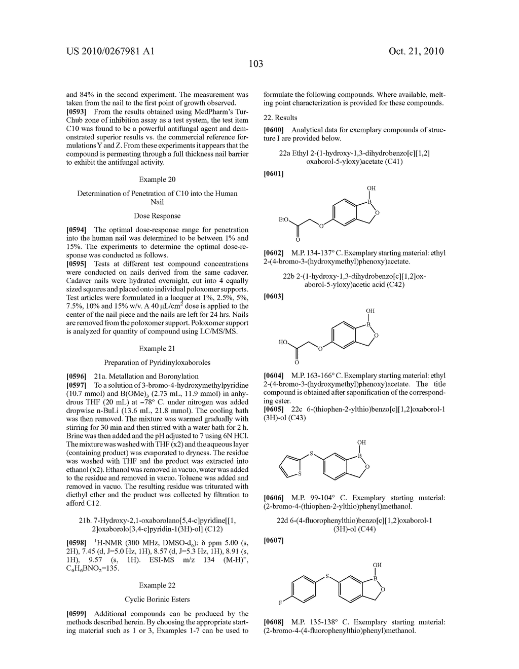 BORON-CONTAINING SMALL MOLECULES - diagram, schematic, and image 167