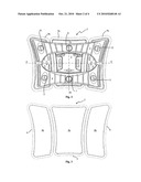 LUMBAR BACK BRACE SUPPORT MEMBER FOR A BACK BRACE SUPPORT BELT diagram and image