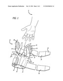 ELBOW BRACE FOR PREVENTING OR ATTENUATING TENNIS ELBOW diagram and image