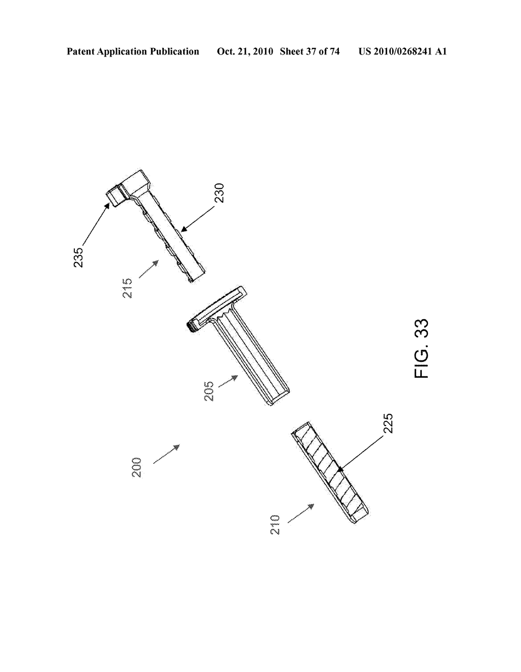 METHOD AND APPARATUS FOR ACCESSING THE INTERIOR OF A HIP JOINT, INCLUDING THE PROVISION AND USE OF A NOVEL TELESCOPING ACCESS CANNULA AND A NOVEL TELESCOPING OBTURATOR - diagram, schematic, and image 38