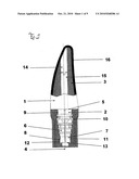 METHOD FOR SECURING A MEDICAL ELEMENT IN AN IMPLANT, AND MEDICAL ELEMENT diagram and image